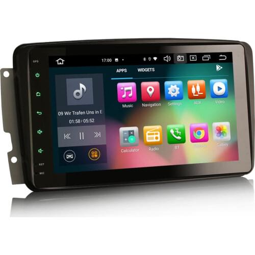 8" Android 10.0 OS Car Multimedia GPS Radio System for Mercedes-Benz C-Class W203 S203 2000-2005 & Viano / Vito W639 2004-2006