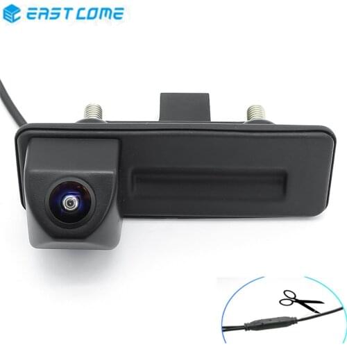 HD 1080P Car Rear View Camera Trunk handle Reverse Camera For Volkswagen Skoda Fabia Octavia Yeti RoomsterAudi A1 A3