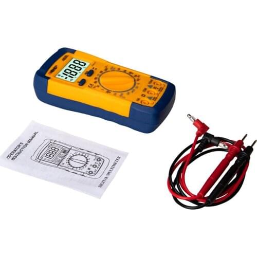 A830L LCD Digital Multi Function Universal Meter Household Electrical Instrument AC DC Diode Freguency Multimeter
