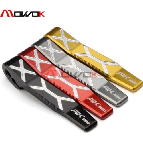 CNC Aluminum Parking lever With Laser Logo For AK550 2017-2021 2020 4 Colors Available Motorcycle Stands