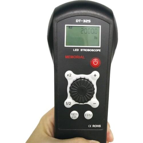 DT325E 60-120000FPM LED Rechargeable Portable Stroboscope