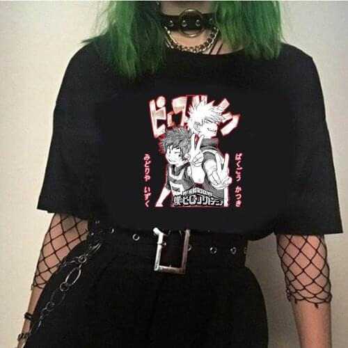 My Hero Academia Bakugou T-shirt Men Cute Anime Boku No Hero Academia T Shirt Cool Bokugou Graphic Tshirt Hip Hop Top Tees Male