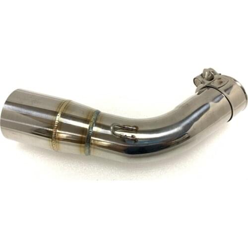 Motorcycle Exhaust Muffler Middle Link Pipe Mid Tube Slip On For SV 650 SV650 2016 2017 2018 2019 2020 SV650X 18 19