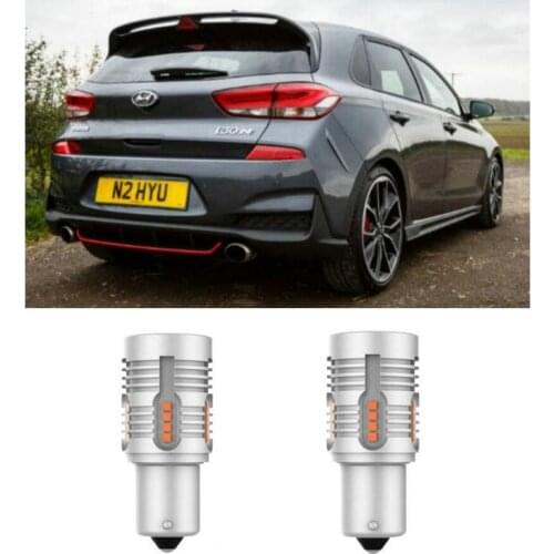 Canbus Rear turn signal lights For Hyundai i30N 2019 2018 replace indicator light PY21W error free 2pc