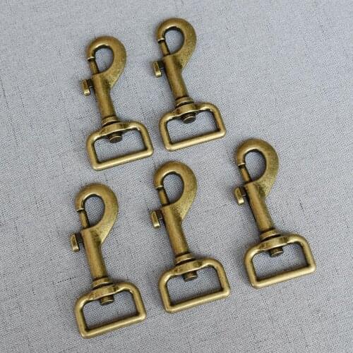 50 Pcs/Lot 25mm Metal Buckle Swivel Lobster Clasp Carabiner Clip Loop Snap Hook For Dog Pet Leads Leash Lock Hardware DIY