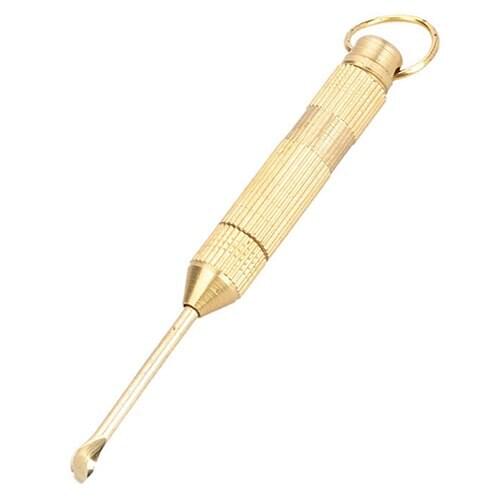 4 In 1 Multi Functional Golden Opener Screwdriver Mini Steel Earpick Ear Cleaners Keychain Handle Newest