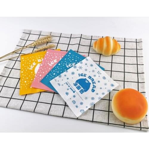 Iced Bread Packaging Bag Food Grade Tissue Paper Inner Membrane Waterproof Bag for30-40g bread