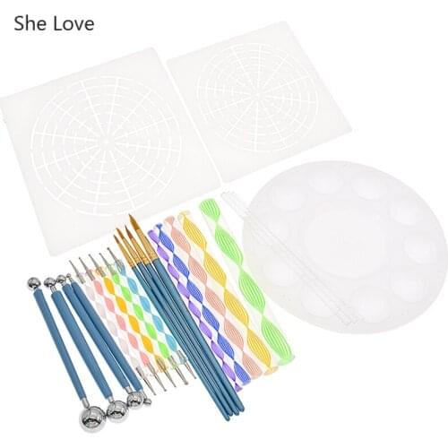 Chzimade 26Pcs/lot Stainless Steel Clay Sculpting Tools Polymer Clay Modeling Carving Tolls Set Diy Crafts