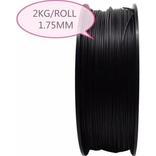 2kg/Roll PLA 3D Printer Filament 1.75mm Plastic wrie Optional Rubber Consumables Material for Printing