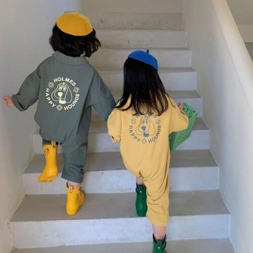 MILANCEL 2021 Spring New Kids Clothes Boys Jumpsuits Cartoon Style Girls Overalls Kids Outfit