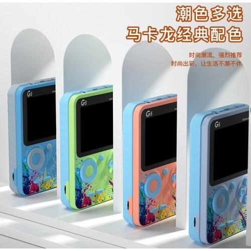 Retro Portable Mini Handheld Video Game Console Kids LCD Color Game Player Built-In 500 Games