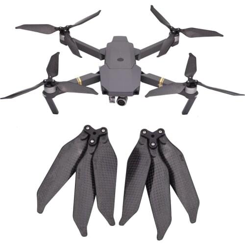 Carbon Fiber Propeller 3-Blade for DJI Mavic Pro Drone 8331 Folding Props Low Noise Blade Noise Reduction Wing CW CCW Accessory