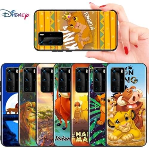 Disney Cartoon Animation The Lion King For Huawei Mate 10 20 X 30 40 RS Lite 5G P Smart S Z Pro Plus TPU Silicone Phone Case
