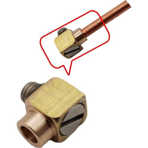 Nozzle Solder Connector 4mm OD Copper Pipe for Oil Tank 1/12 RC Hydraulic Loader Truck Excavator Oil Cylinder Trailer Car Parts