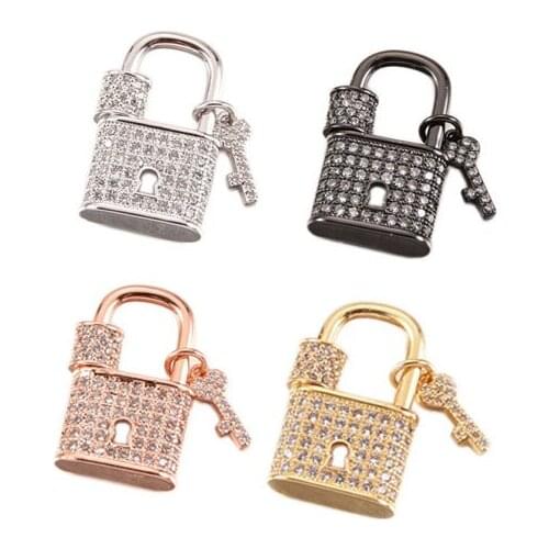 DIY Jewelry Making Accessories Hanging Chain Lock Hook Spiral Clasps DIY Necklace Bracelets Hand Made