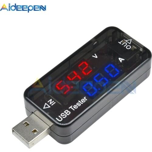 3 bit 3.3-30V USB Current Voltage Charging Detector Mobile Power Current Voltmeter Ammeter Voltage USB Charger Tester