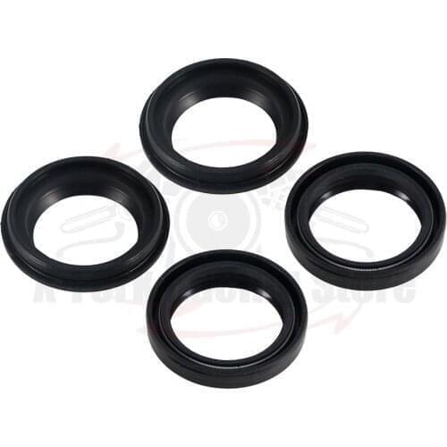 Fork Oil Sealsx2pcs & Dust Sealsx2pcs For Yamaha RZ125 1985