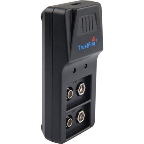 USB 9V 6F22 Battery Charger 2 Slot for 9V Rechargeable Li-lon and Ni-MH battery QXNF