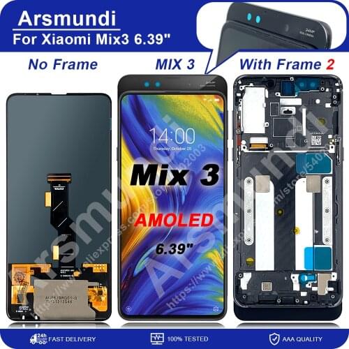 6.39" OLED For Xiaomi Mi Mix 3 Mix3 LCD Display Touch Screen Digitizer Assembly For Mi Mix 3 Mix3