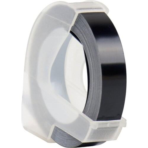 3D Manual Label Tape Bump Printer Label Tape Embossed Printer Sticker Suitable For MOTEX Printer Label Machine