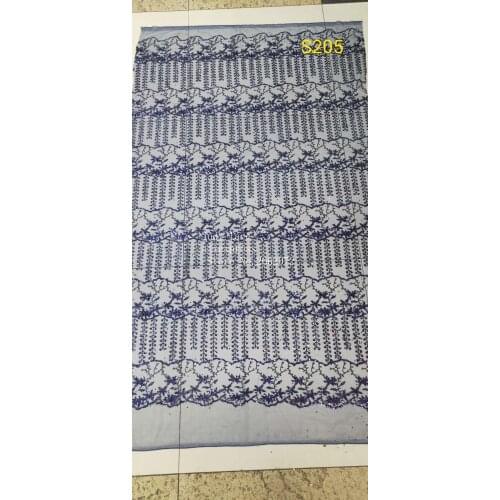 5yards/bag Dark blue striped lace glitter powder fabric used for wedding dress fashion QJ19