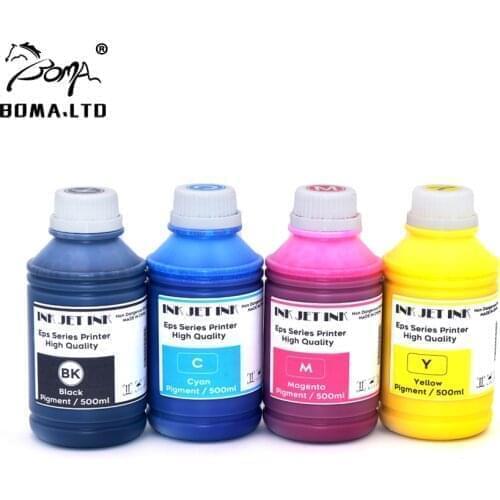 500ml 27XL 252 Pigment Refill Ink For EPSON WF-7715 WF-7710 WF-7720 WF-7210 WF-7110 WF-7610 WF-7620 WF-3620 WF-3640 Printer