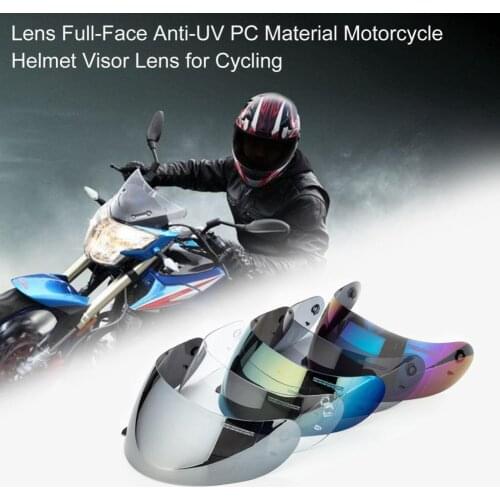 70% HOT SALES!!! Lens Full-Face Anti-UV PC Material Motorcycle Helmet Visor Lens for Cycling