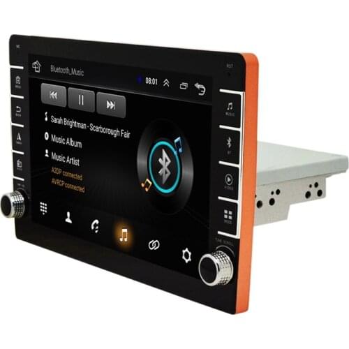 8 Inch Adjustable WIFI Car Stereo Radio Quad-Core Android 8.1 MP5 Player Press Sn GPS Navigator with Button Knob
