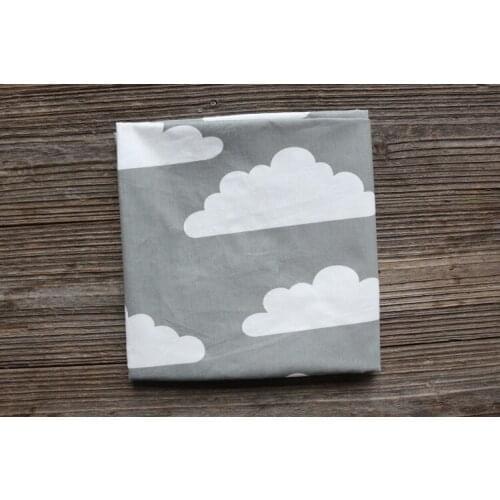 Free shipping Clouds Cotton Fabrics Twill Cotton Bedding Fabrics
