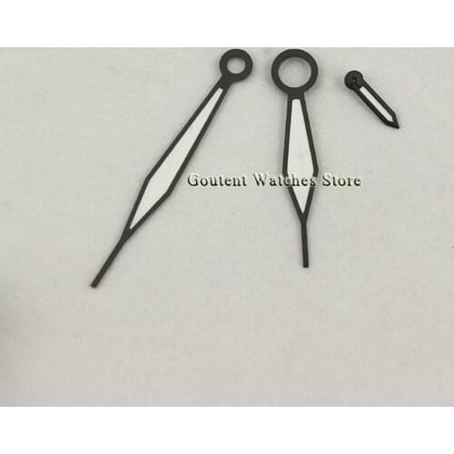 New Black White Luminous watch hands fit ETA 6497 Sea gull ST3600 movement watches