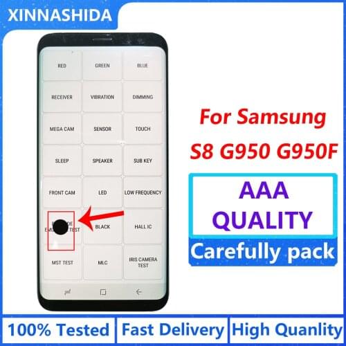 For Samsung Galaxy S8 G950 G950F Lcd Display Touch Screen Digitize With Black Dots