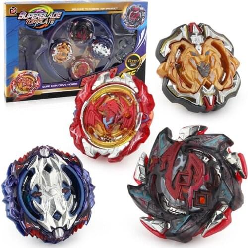 Bayblade XD168-10 B113 B115 B117 B118 4in 1 +Launcher Spinning Top Rotation Handlebar Toys Gift