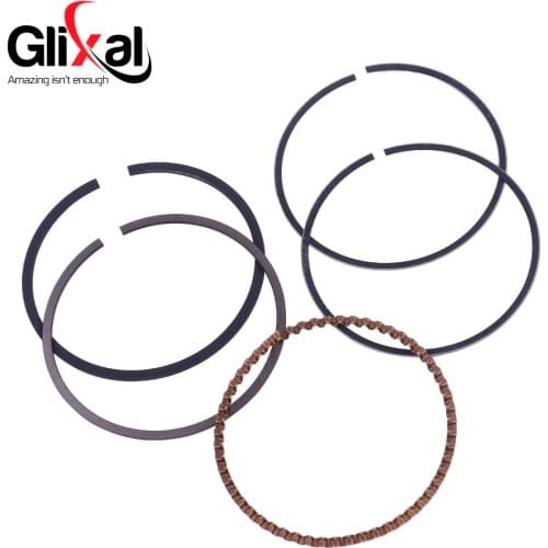 Glixal 139QMB 139QMA GY6 100cc Gas Scooter 50mm Piston Ring Set,SUNL,Vento,ABM,VENTA,STELS,Banzer,Romet Moped Scooter ATV