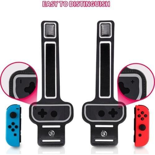 2 PCS Wrist Bands Adjustable Replacement Band For Switch Dance Game Band Just-dance Armband Adjustable Length Dance Wristband