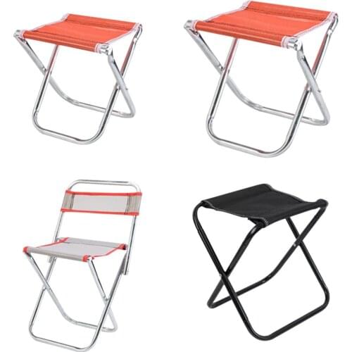 Lightweight Portable Folding Fishing Chair Picnic Camping Chair Foldable Stainless Steel Cloth Outdoor Portable Easy To Carry