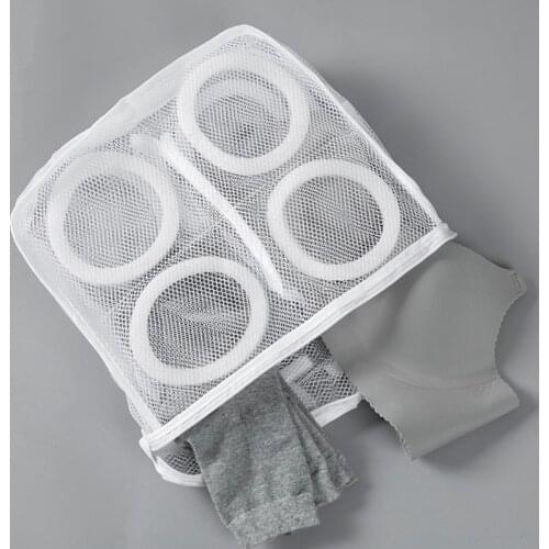Washing Machine Shoes Anti-deformation Protective Bag Home Portable Mesh Laundry bag Hanging Clothes Bras Storage organizer