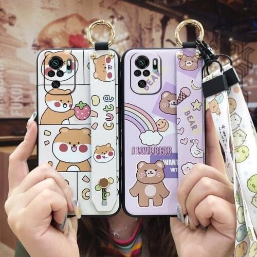 Fashion Design Original Phone Case For Xiaomi Redmi Note10 4G/Note10S Luxury Soft Case For Girls