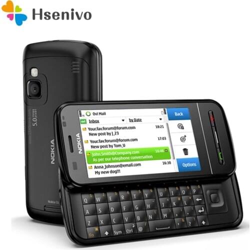 Nokia C6-00 refurbished-Unlocked Nokia C6-00 original 3.2’ mobile phone GSM 3G WIFI GPS 8MP Phone 1 year warranty Free shipping