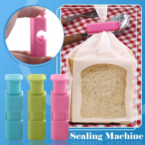 Portable New Kitchen Storage Food Rod Clip Snack Fresh Food Seal Sealing Bag Clips Sealer Clamp Plastic Tool Kitchen Accessories