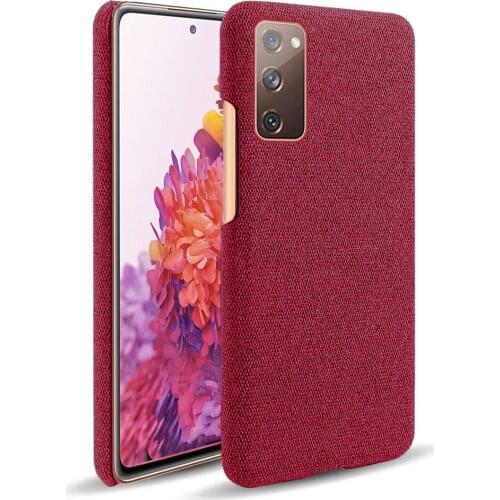 Luxury Cloth Texture Fitted Cases For Samsung Galaxy S20 FE Note 20 Ultra A70 A50 A30 A10 A20 A40 A21S A31 A41 A71 A51 M31 M51