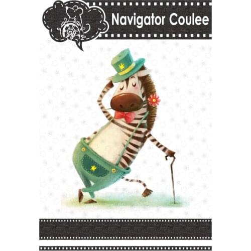 Metal Cutting Die Zebra Hats Flowers Die in Scrapbook Die Cutting Die Craft Supplies Cutting Decoration Stamps and Die 2021