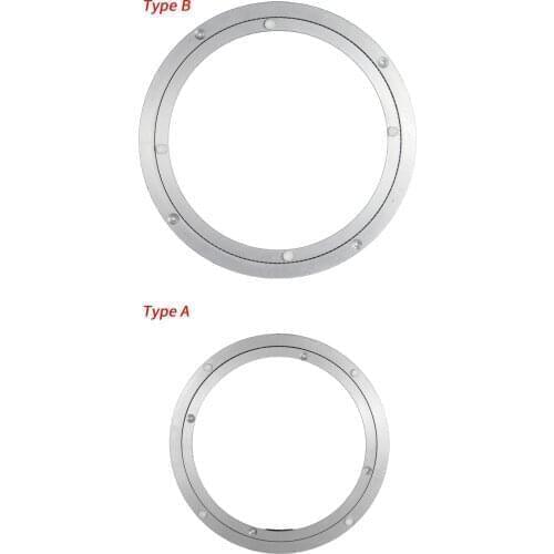 Lazy Susan Rotating Turntable Bearing Aluminium Rotating Turntable Plate Bearing Furniture Hardware Swivel Plate for DiningTable