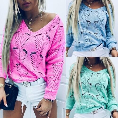 2020 Winter Pullover Sweater Women Knitted Tops Button Boho Plus Size Casual Long Sleeve Pull Female Solid Sweaters Pullovers