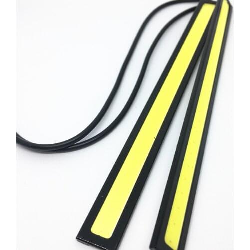 10Pcs motorcycle 17cm COB Strip 12V car COB LED Bar Aluminum Stripes Panel Car Working Lights Driving Daytime Running Lights LED
