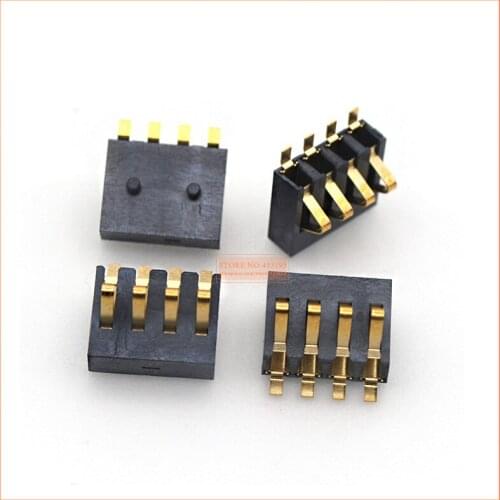 10PCS Original 4PIN battery connector Inner Battery Clip Contact Connector replacement for all-purpose 2.5PH 10*8MM male plug