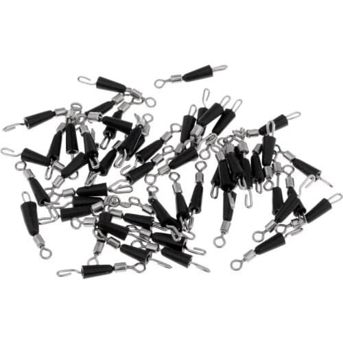 100pcs Quick Change Fishing Swivels Clips Pins Fast Link Line Connectors