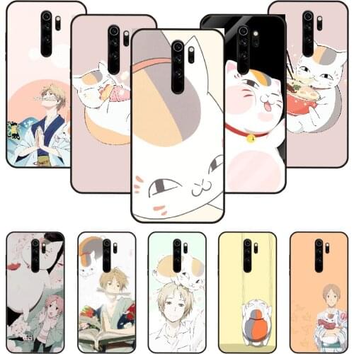 Phone Case For Xiaomi Redmi Note 8 8T 7 7A 9 9S 8A 4 5 Pro Black Cover Coque Fashion Shell Silicone natsume yuujinchou Anime