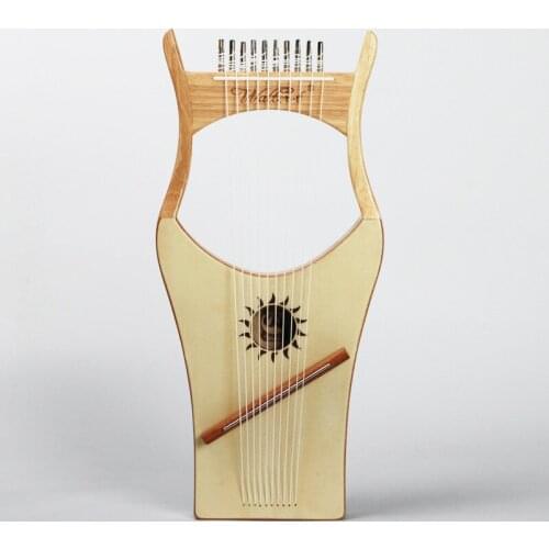 Jaw Celtic Music Harp Instrument Kit Small Lyre Harp 19 String Solid Wood Wooden String Music Lira Musique Home Decor HX50SQ