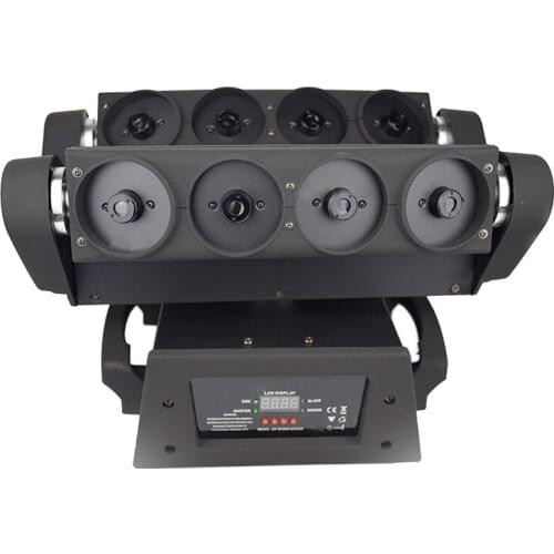 DMX stage lighting laser projector 8 eyes spider moving head beam light RGB Colorful laser strobe effects DJ Disco party lights