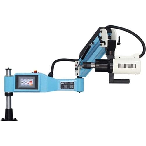 Intelligent 5000rpm M3-M24 servo electric tapping machine Double torque protection touch screen universal tapping machine 220V